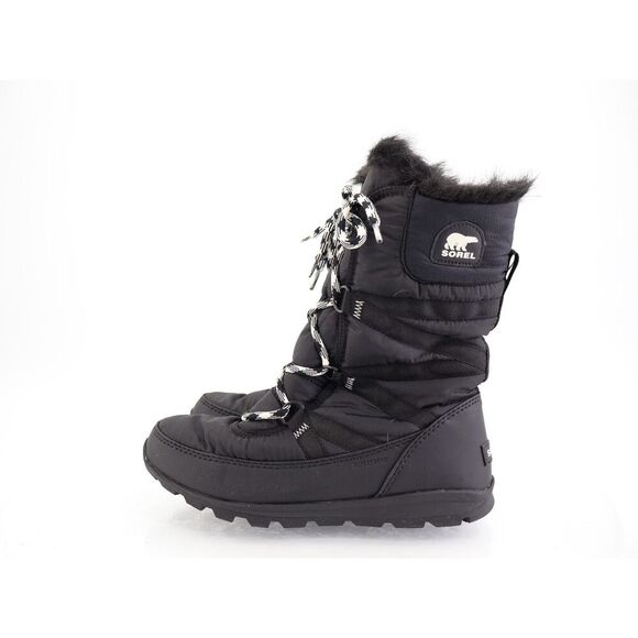 Sorel Whitney Tall Lace Women's Size 9 Black Waterproof Boots Winter Comfy - Picture 4 of 11